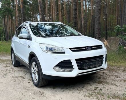 Белый Форд Куга, объемом двигателя 2 л и пробегом 211 тыс. км за 11500 $, фото 1 на Automoto.ua