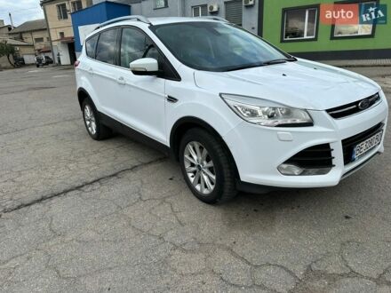 Белый Форд Куга, объемом двигателя 2 л и пробегом 253 тыс. км за 13000 $, фото 1 на Automoto.ua
