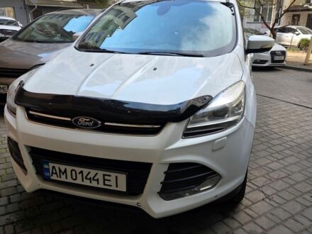 Білий Форд Куга, об'ємом двигуна 2 л та пробігом 158 тис. км за 12500 $, фото 1 на Automoto.ua