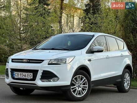 Белый Форд Куга, объемом двигателя 2 л и пробегом 146 тыс. км за 13850 $, фото 1 на Automoto.ua