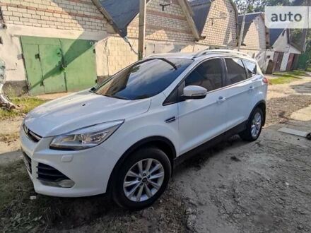 Білий Форд Куга, об'ємом двигуна 2 л та пробігом 234 тис. км за 13000 $, фото 1 на Automoto.ua