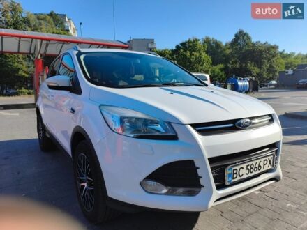 Белый Форд Куга, объемом двигателя 2 л и пробегом 115 тыс. км за 14000 $, фото 1 на Automoto.ua