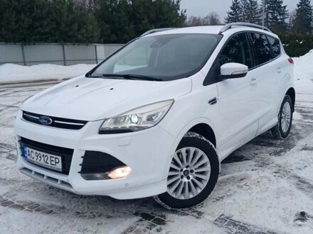 Белый Форд Куга, объемом двигателя 2 л и пробегом 296 тыс. км за 13500 $, фото 1 на Automoto.ua