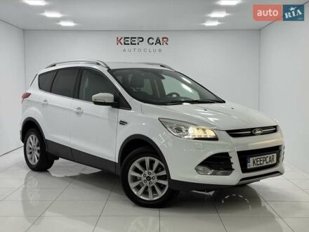 Белый Форд Куга, объемом двигателя 2 л и пробегом 180 тыс. км за 14700 $, фото 1 на Automoto.ua