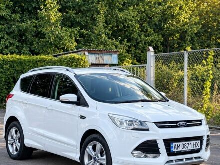 Белый Форд Куга, объемом двигателя 2 л и пробегом 273 тыс. км за 14000 $, фото 1 на Automoto.ua