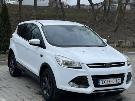 Белый Форд Куга, объемом двигателя 2 л и пробегом 115 тыс. км за 13900 $, фото 1 на Automoto.ua