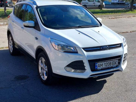 Білий Форд Куга, об'ємом двигуна 2 л та пробігом 194 тис. км за 13800 $, фото 1 на Automoto.ua