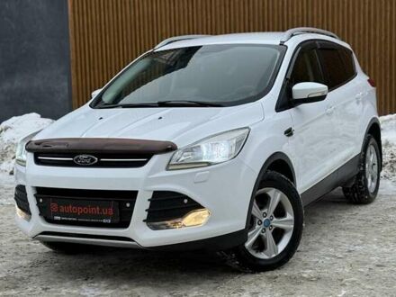 Белый Форд Куга, объемом двигателя 2 л и пробегом 208 тыс. км за 13000 $, фото 1 на Automoto.ua
