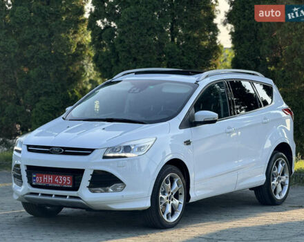 Белый Форд Куга, объемом двигателя 2 л и пробегом 209 тыс. км за 16300 $, фото 1 на Automoto.ua