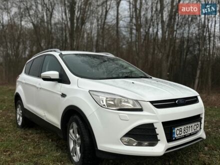 Белый Форд Куга, объемом двигателя 2 л и пробегом 224 тыс. км за 10300 $, фото 1 на Automoto.ua