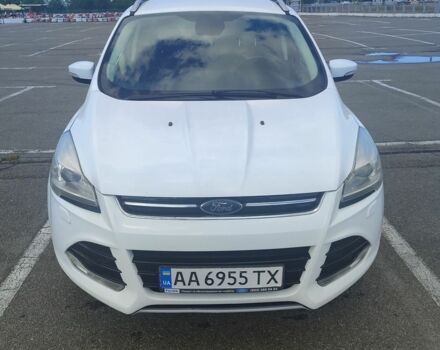 Белый Форд Куга, объемом двигателя 2 л и пробегом 222 тыс. км за 15700 $, фото 1 на Automoto.ua