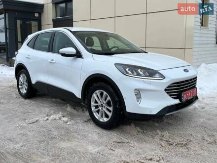 Білий Форд Куга, об'ємом двигуна 2 л та пробігом 176 тис. км за 21700 $, фото 1 на Automoto.ua