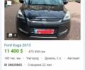 Черный Форд Куга, объемом двигателя 0 л и пробегом 140 тыс. км за 11400 $, фото 1 на Automoto.ua