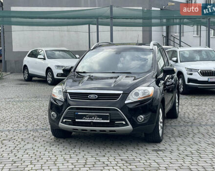 Черный Форд Куга, объемом двигателя 2 л и пробегом 224 тыс. км за 11300 $, фото 1 на Automoto.ua