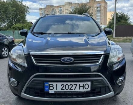 Черный Форд Куга, объемом двигателя 2 л и пробегом 220 тыс. км за 9600 $, фото 1 на Automoto.ua