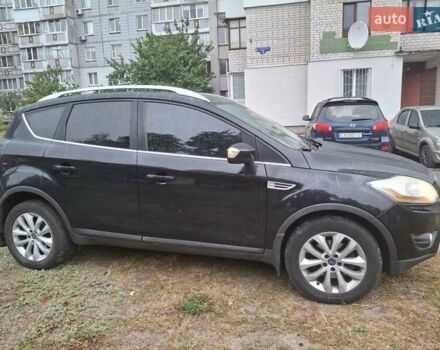 Черный Форд Куга, объемом двигателя 2 л и пробегом 185 тыс. км за 10700 $, фото 4 на Automoto.ua