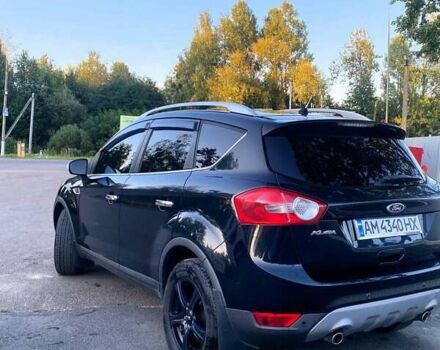 Черный Форд Куга, объемом двигателя 2 л и пробегом 190 тыс. км за 10700 $, фото 2 на Automoto.ua