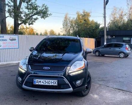 Черный Форд Куга, объемом двигателя 2 л и пробегом 190 тыс. км за 10700 $, фото 4 на Automoto.ua