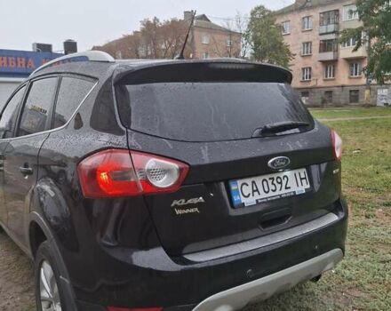 Черный Форд Куга, объемом двигателя 2 л и пробегом 185 тыс. км за 10700 $, фото 1 на Automoto.ua
