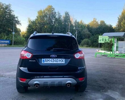 Черный Форд Куга, объемом двигателя 2 л и пробегом 190 тыс. км за 10700 $, фото 3 на Automoto.ua