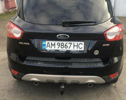 Черный Форд Куга, объемом двигателя 2 л и пробегом 190 тыс. км за 11500 $, фото 3 на Automoto.ua