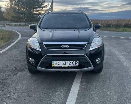 Черный Форд Куга, объемом двигателя 2 л и пробегом 182 тыс. км за 9500 $, фото 1 на Automoto.ua