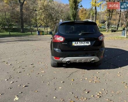 Черный Форд Куга, объемом двигателя 2 л и пробегом 195 тыс. км за 10150 $, фото 4 на Automoto.ua