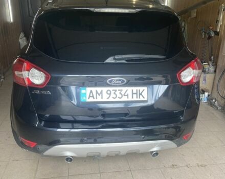 Черный Форд Куга, объемом двигателя 2 л и пробегом 221 тыс. км за 9500 $, фото 5 на Automoto.ua