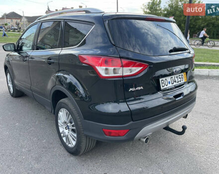 Черный Форд Куга, объемом двигателя 2 л и пробегом 164 тыс. км за 13990 $, фото 4 на Automoto.ua