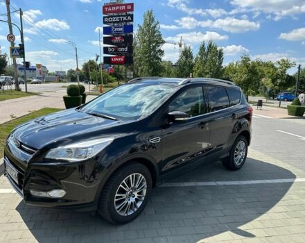 Черный Форд Куга, объемом двигателя 2 л и пробегом 205 тыс. км за 14500 $, фото 5 на Automoto.ua