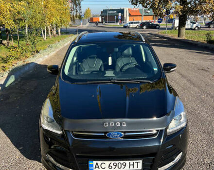 Черный Форд Куга, объемом двигателя 2 л и пробегом 217 тыс. км за 16999 $, фото 19 на Automoto.ua