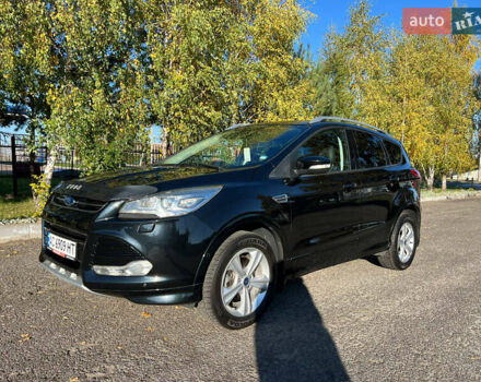 Черный Форд Куга, объемом двигателя 2 л и пробегом 217 тыс. км за 16999 $, фото 1 на Automoto.ua