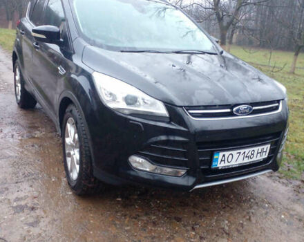 Черный Форд Куга, объемом двигателя 2 л и пробегом 231 тыс. км за 14500 $, фото 1 на Automoto.ua