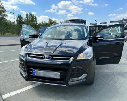Черный Форд Куга, объемом двигателя 2 л и пробегом 205 тыс. км за 14500 $, фото 4 на Automoto.ua