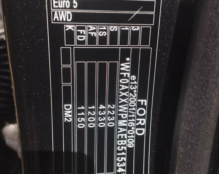 Черный Форд Куга, объемом двигателя 2 л и пробегом 164 тыс. км за 13990 $, фото 23 на Automoto.ua