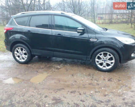 Черный Форд Куга, объемом двигателя 2 л и пробегом 231 тыс. км за 14500 $, фото 5 на Automoto.ua
