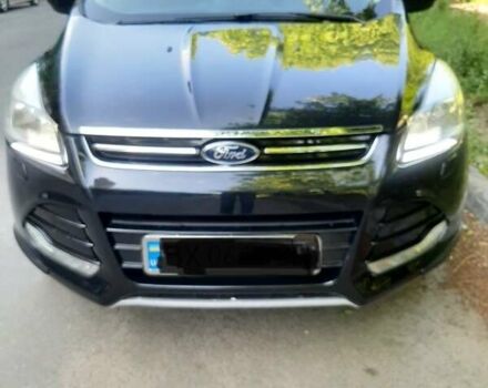 Черный Форд Куга, объемом двигателя 2 л и пробегом 163 тыс. км за 13999 $, фото 1 на Automoto.ua