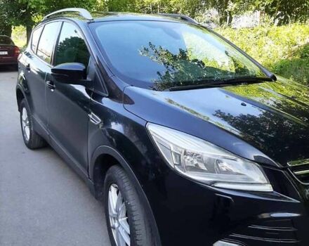 Черный Форд Куга, объемом двигателя 2 л и пробегом 163 тыс. км за 13999 $, фото 4 на Automoto.ua