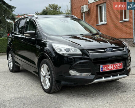 Черный Форд Куга, объемом двигателя 2 л и пробегом 216 тыс. км за 15950 $, фото 6 на Automoto.ua