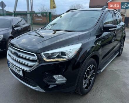 Черный Форд Куга, объемом двигателя 2 л и пробегом 222 тыс. км за 17200 $, фото 3 на Automoto.ua