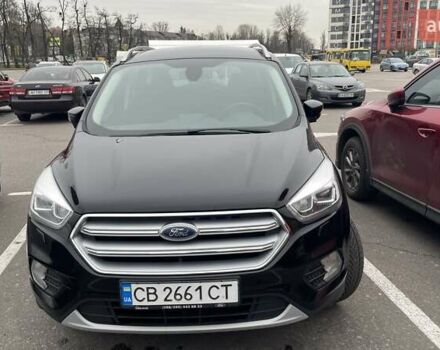 Черный Форд Куга, объемом двигателя 2 л и пробегом 153 тыс. км за 18900 $, фото 1 на Automoto.ua