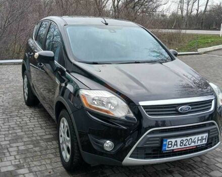 Черный Форд Куга, объемом двигателя 2 л и пробегом 215 тыс. км за 12300 $, фото 1 на Automoto.ua
