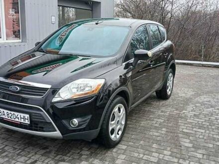 Черный Форд Куга, объемом двигателя 2 л и пробегом 215 тыс. км за 12300 $, фото 1 на Automoto.ua