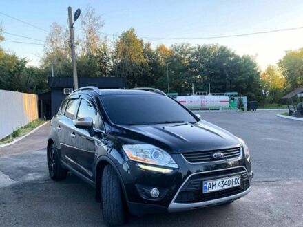 Черный Форд Куга, объемом двигателя 2 л и пробегом 190 тыс. км за 11000 $, фото 1 на Automoto.ua