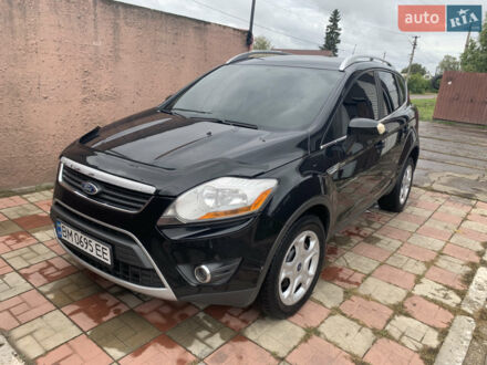 Чорний Форд Куга, об'ємом двигуна 2 л та пробігом 220 тис. км за 8500 $, фото 1 на Automoto.ua