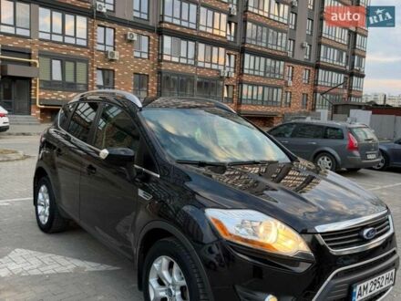 Чорний Форд Куга, об'ємом двигуна 2 л та пробігом 142 тис. км за 10300 $, фото 1 на Automoto.ua