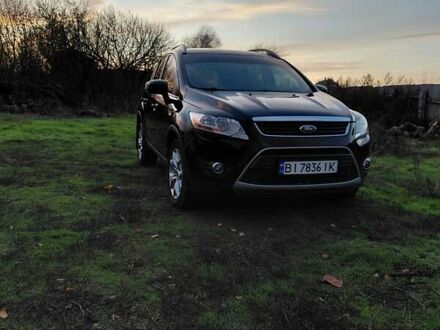 Черный Форд Куга, объемом двигателя 2 л и пробегом 239 тыс. км за 10600 $, фото 1 на Automoto.ua