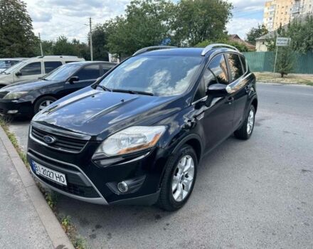 Черный Форд Куга, объемом двигателя 2 л и пробегом 220 тыс. км за 9600 $, фото 1 на Automoto.ua