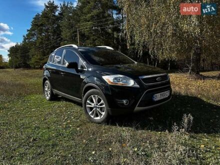Черный Форд Куга, объемом двигателя 2 л и пробегом 125 тыс. км за 10800 $, фото 1 на Automoto.ua