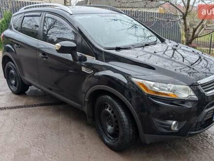 Черный Форд Куга, объемом двигателя 2 л и пробегом 150 тыс. км за 13500 $, фото 1 на Automoto.ua